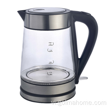 Bình giữ nhiệt 1.7L ấm đun nước điện đôi bằng thép không gỉ ấm giữ chức năng máy pha trà nồi đun nước